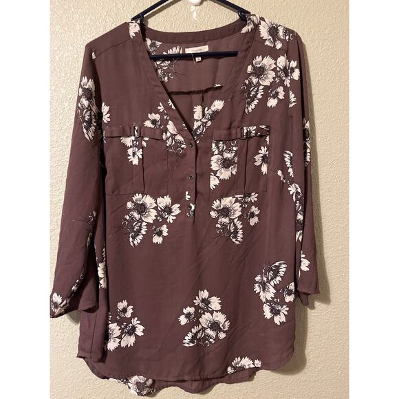 Maurices women’s blouse with pockets size 0 - Picture 1 of 7